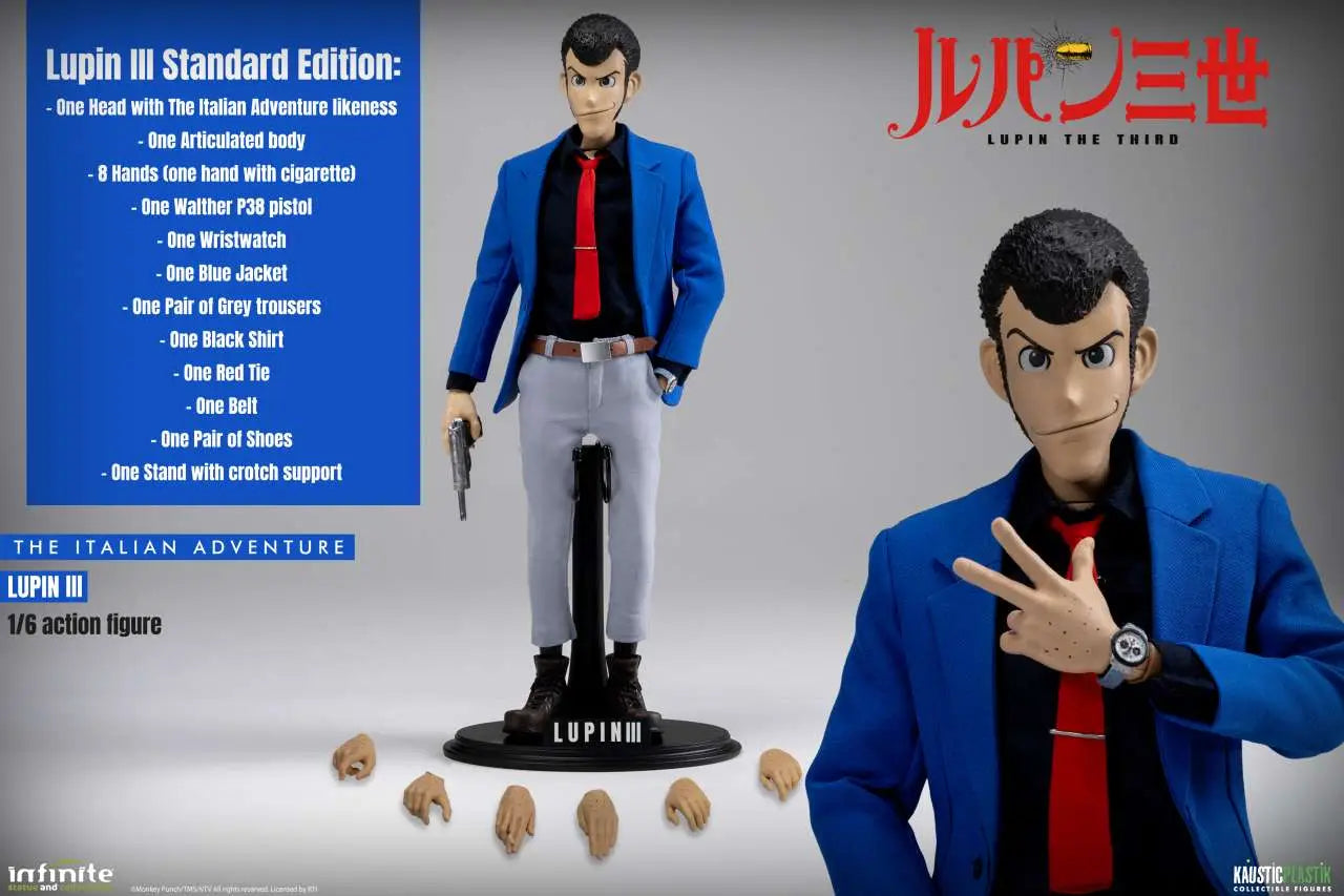 Lupin The 3rd The Italian Adventure Lupin 1/6 Action Figure Standard Edition