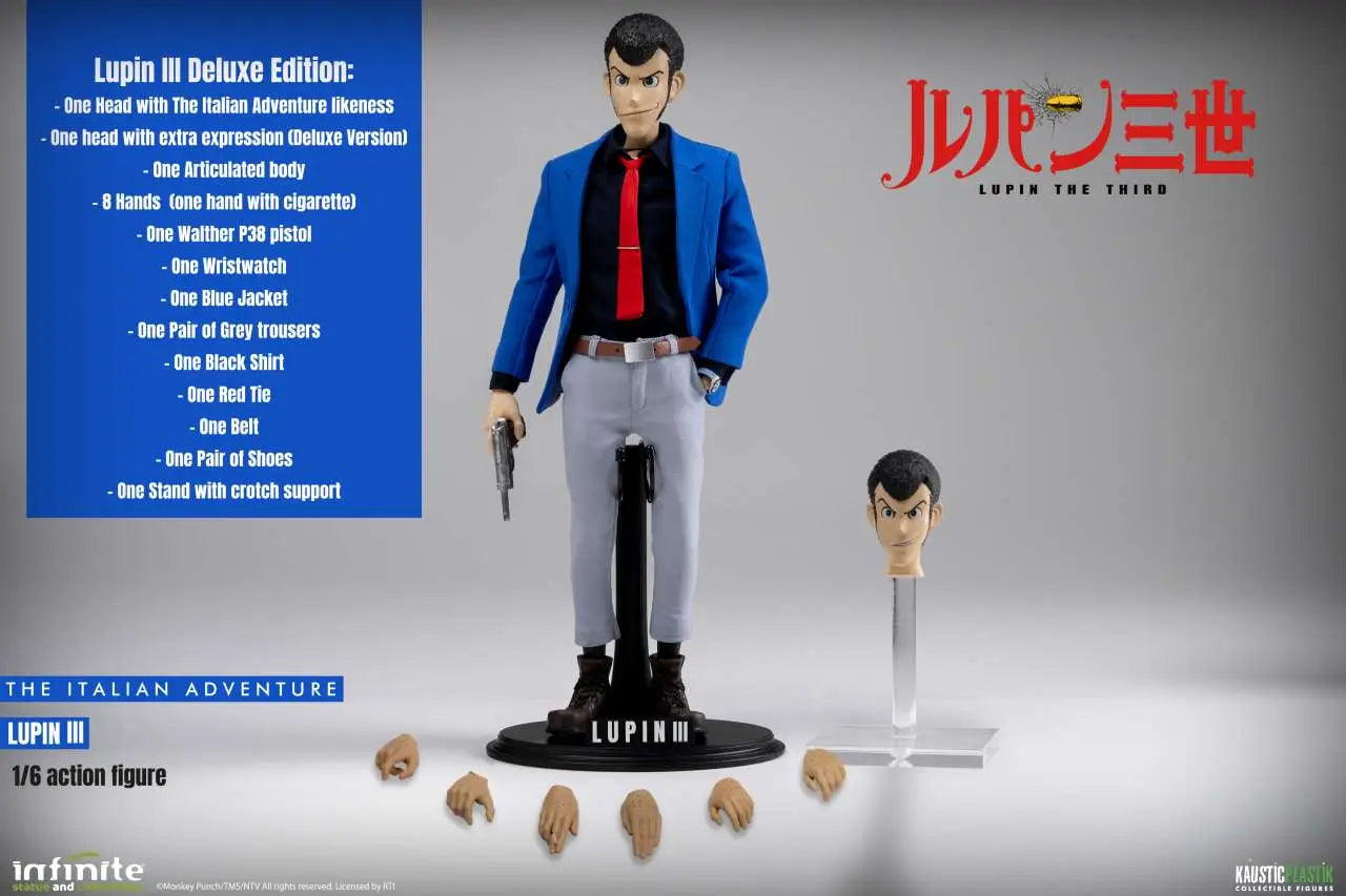 Lupin The 3rd The Italian Adventure Lupin 1/6 Action Figure Deluxe Edition