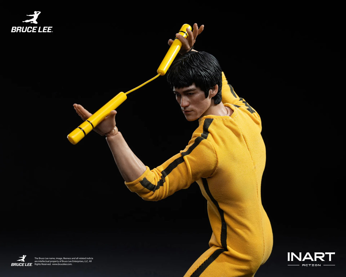Bruce Lee (yellow Jumpsuit) 1/12 Collectible Figure