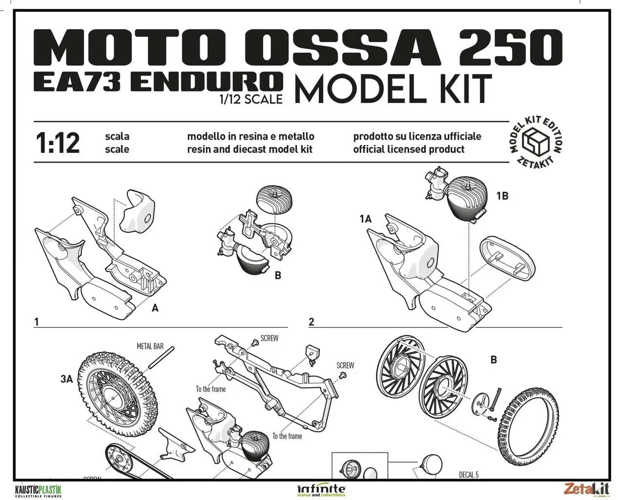 Moto Ossa Model Kit 1/12