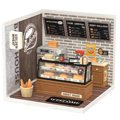 Robotime Rolife Super Create Plastic Buliding Blocks DIY Miniature House Kit 3D Puzzle