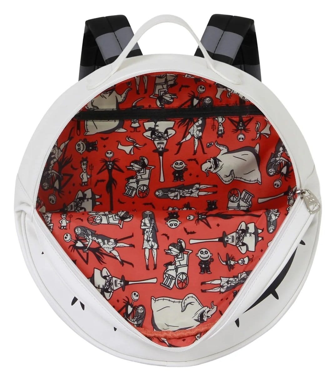 Nightmare before Christmas Round Shoulder Backpack Bone
