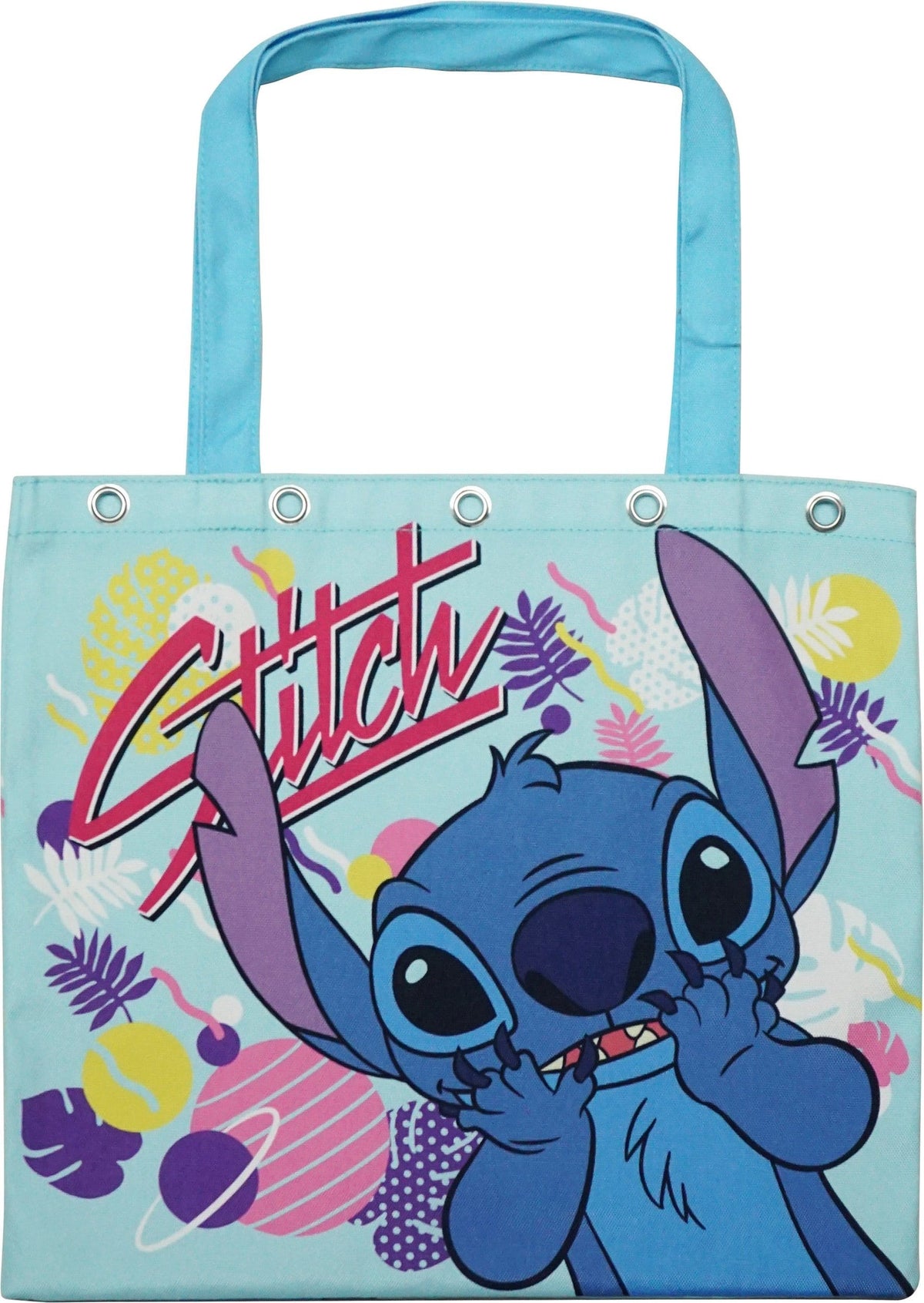 Stitch Tote bag blue