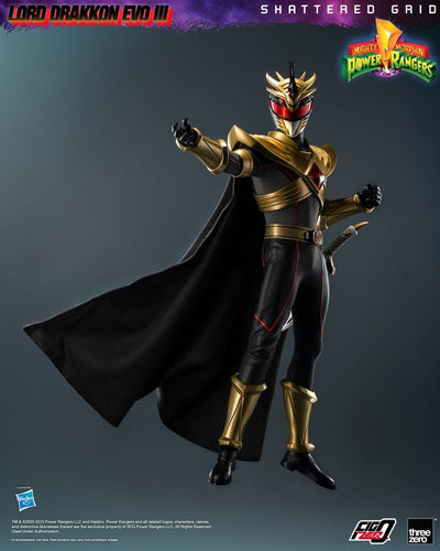 Mighty Morphin Power Rangers Shattered Grid FigZero Action Figure 1/6 Lord Drakkon Evo III 30 cm