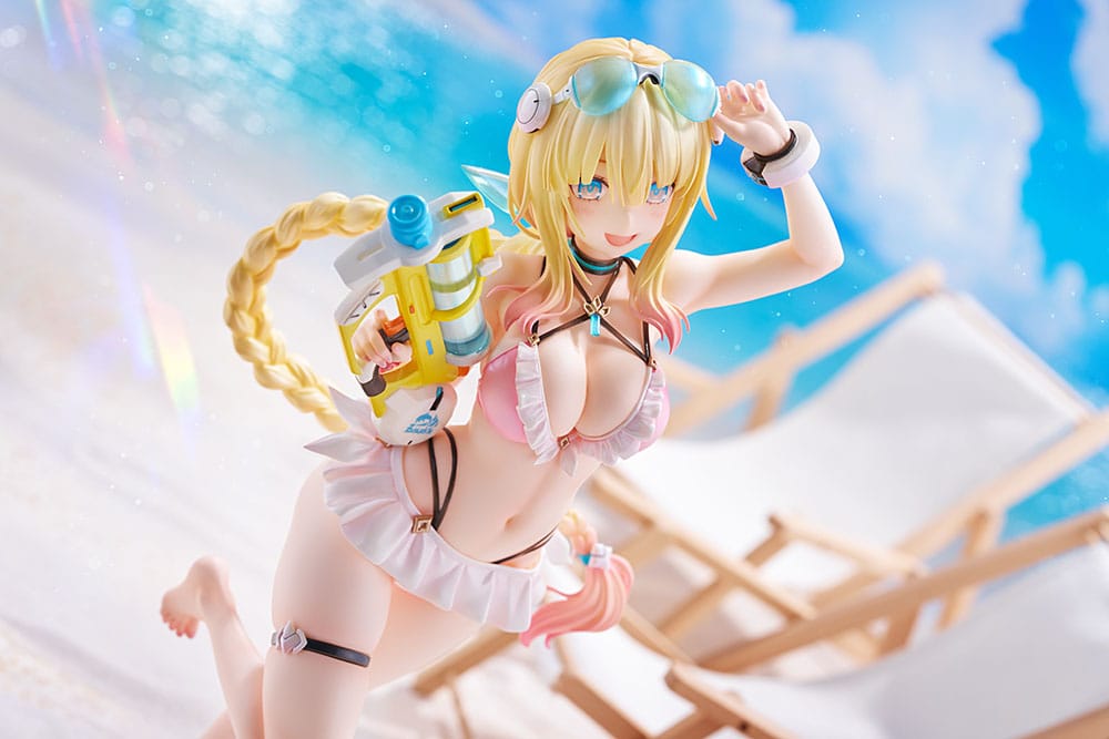 Phantasy Star Online PVC Statue 1/7 es Akhtal Summer Vacation 24 cm