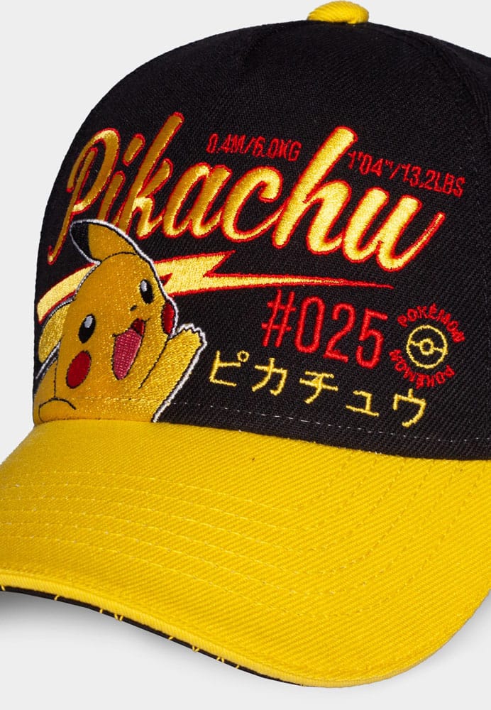 Pokémon Curved Bill Cap Pikachu Hello