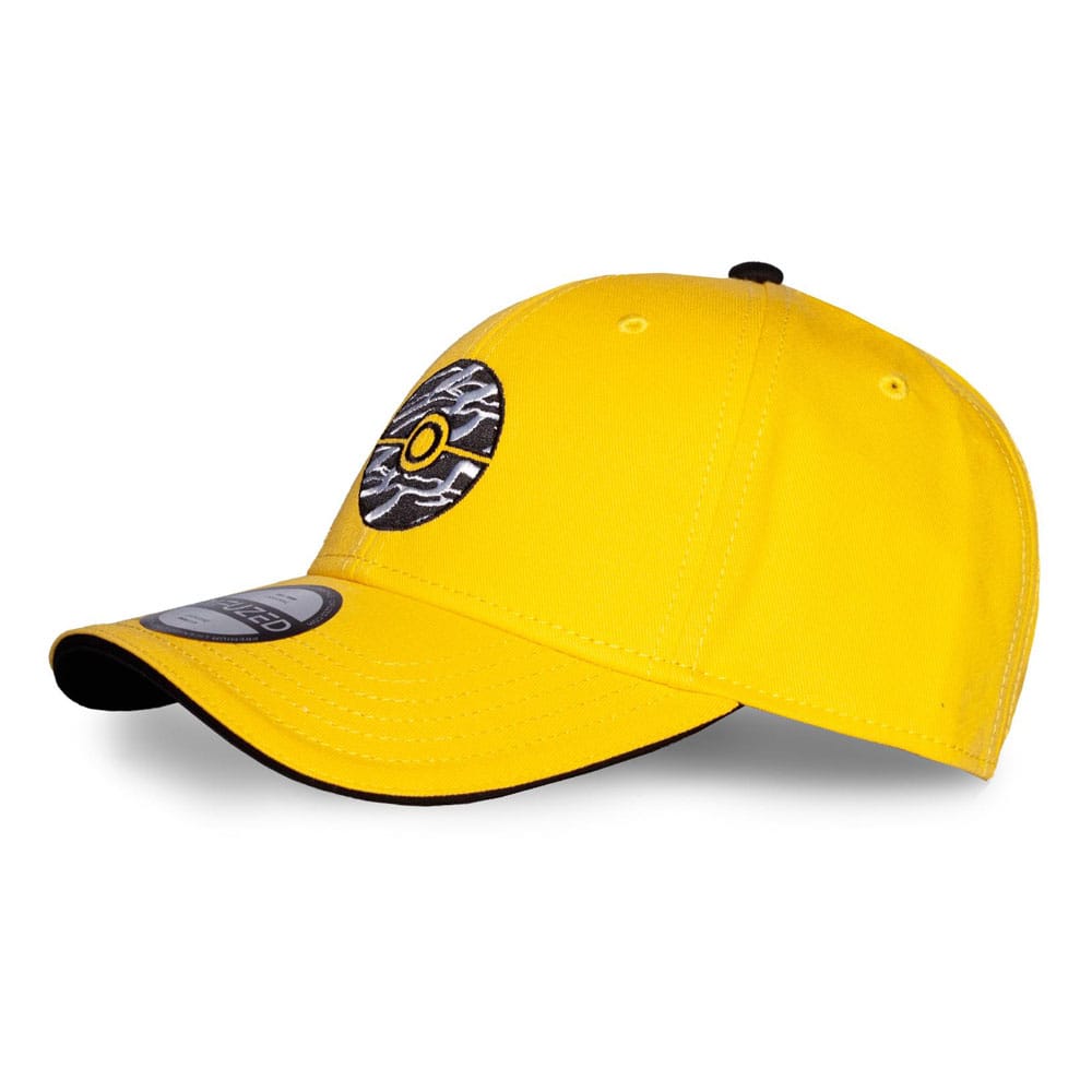 Pokémon Curved Bill Cap Pokeball yellow