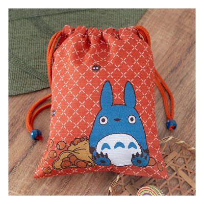 My Neighbor Totoro Cloth Bag Middle Totoro Orange