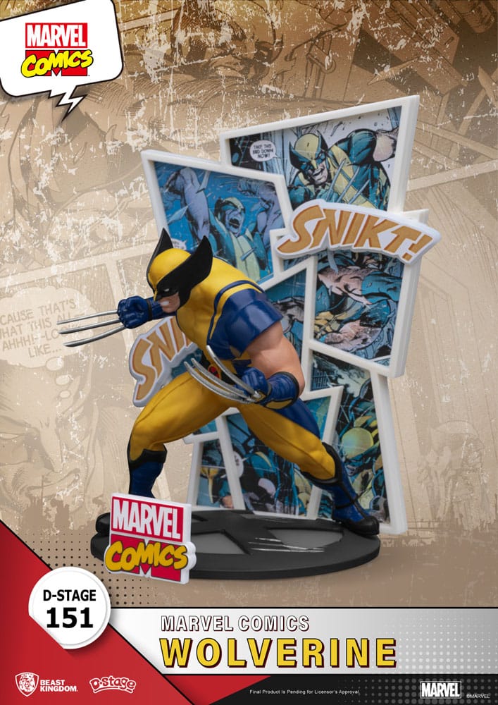 Marvel D-Stage PVC Diorama Wolverine 16 cm - Damaged packaging