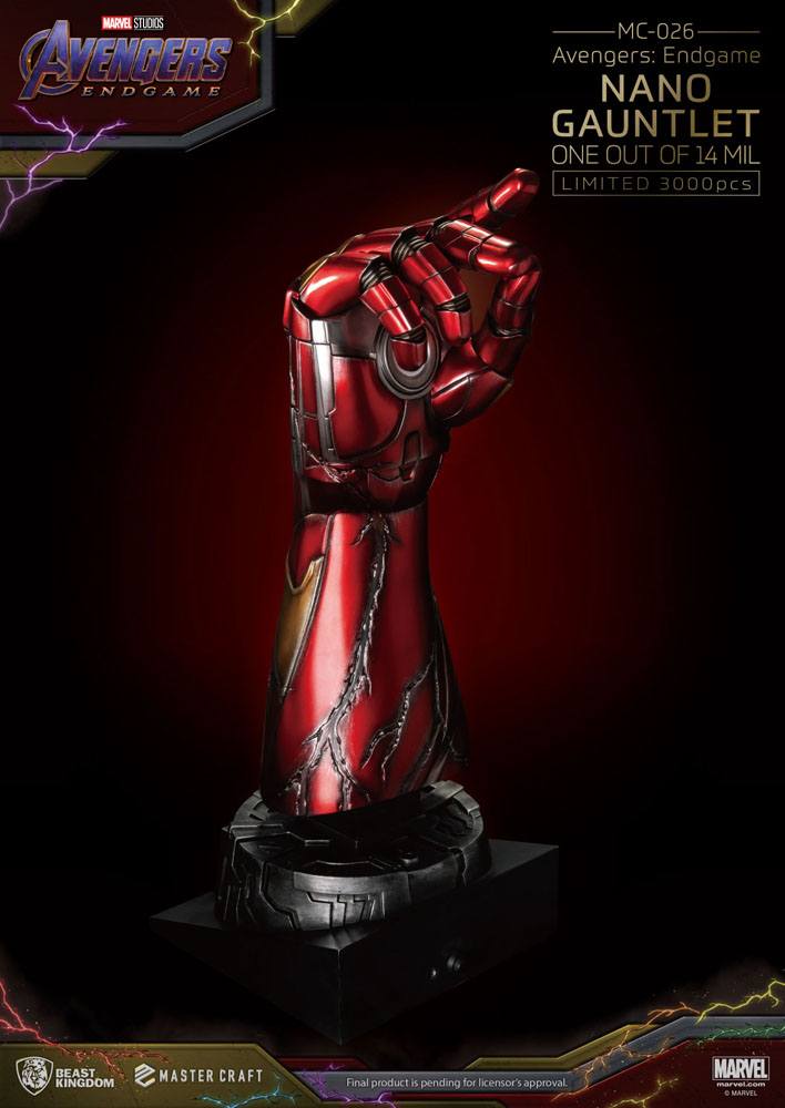 Avengers Endgame Master Craft Statue Nano Gauntlet 1/14000605 47 cm