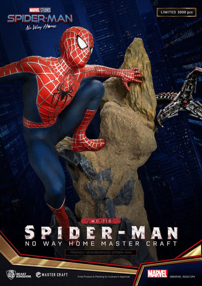 Spider-Man: No Way Home Master Craft Statue Friendly Neighborhood Spider-Man 36 cm