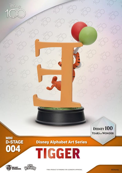 Disney Mini Diorama Stage Statues 6-pack 100 Years of Wonder-Disney Alphabet Art 10 cm - Damaged packaging