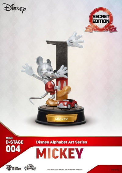 Disney Mini Diorama Stage Statues 6-pack Alphabet Art 10 cm