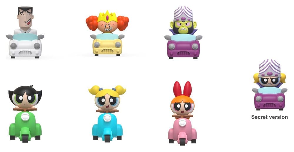 The Powerpuff Girls Pull Back Car Blind Box 5cm Sortiment (6)