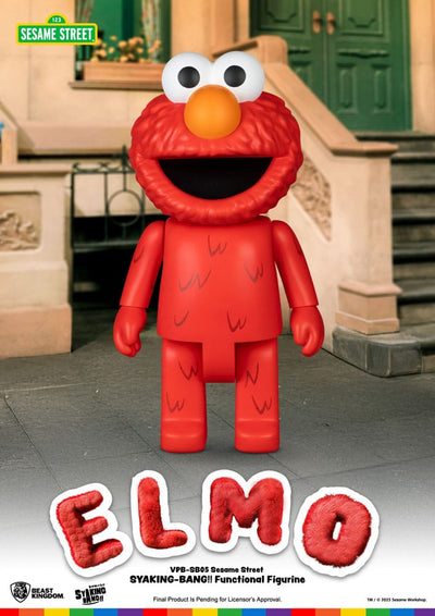 Sesame Street Syaking Bang Vinyl Piggy Bank Elmo 47 cm - Damaged packaging