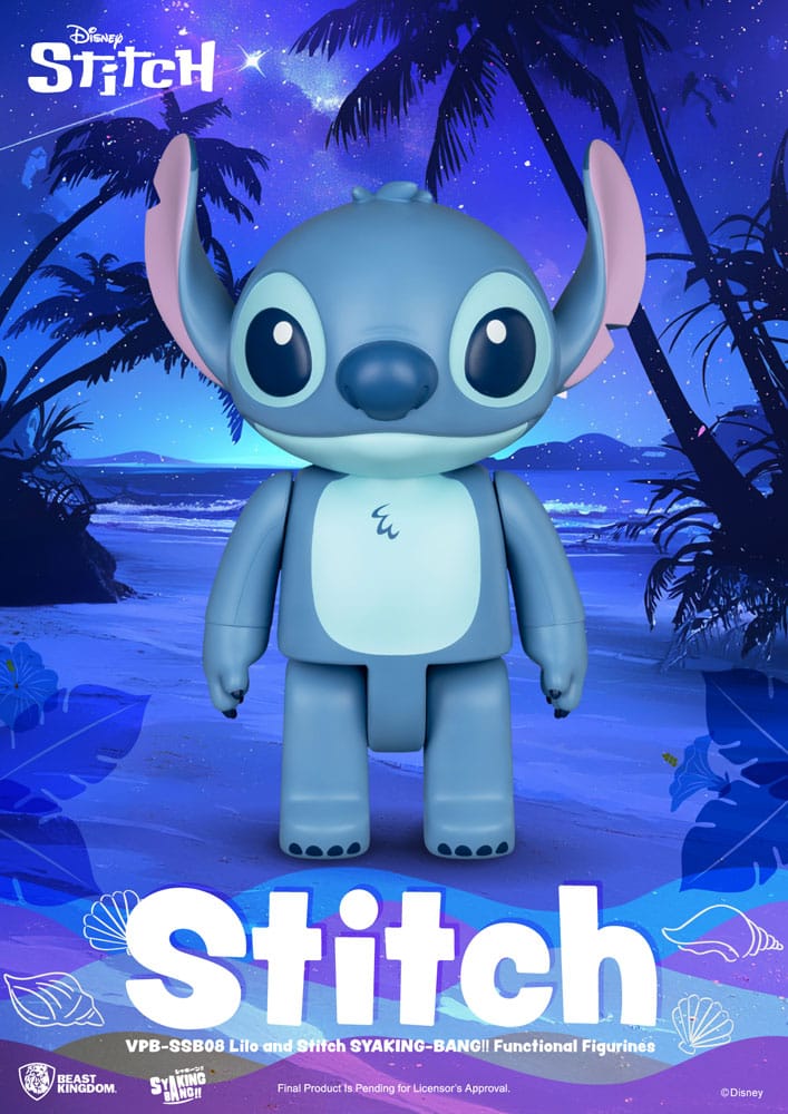 Lilo & Stitch Syaking Bang Vinyl Bank Stitch 30 cm