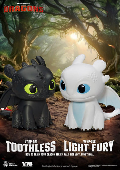 How To Train Your Dragon Piggy Vinyl Bank Light Fury 12 cm