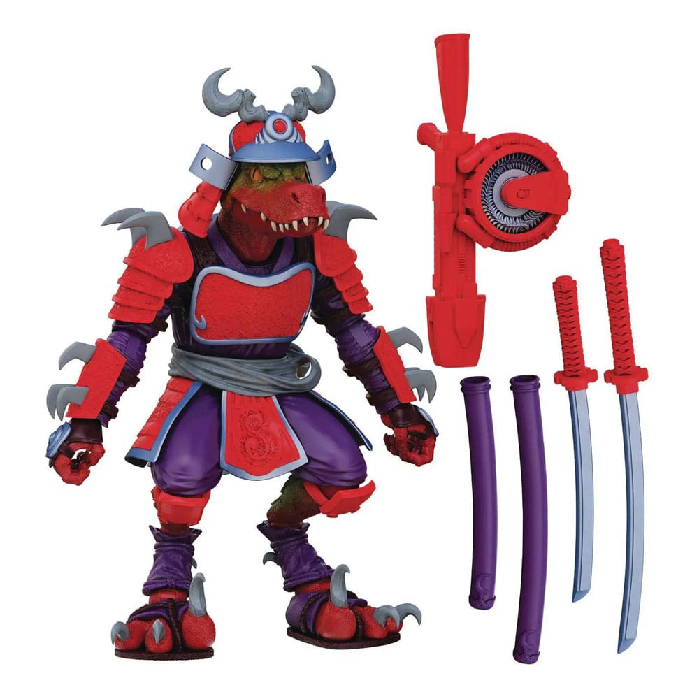 Saurozoic Warriors Rock Action Figure Sokudo Legion Raptor (Samurai) 15 cm - Damaged packaging