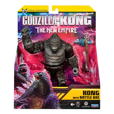 Godzilla x Kong: The New Empire Action Figure Kong with Battle Ax 15 cm