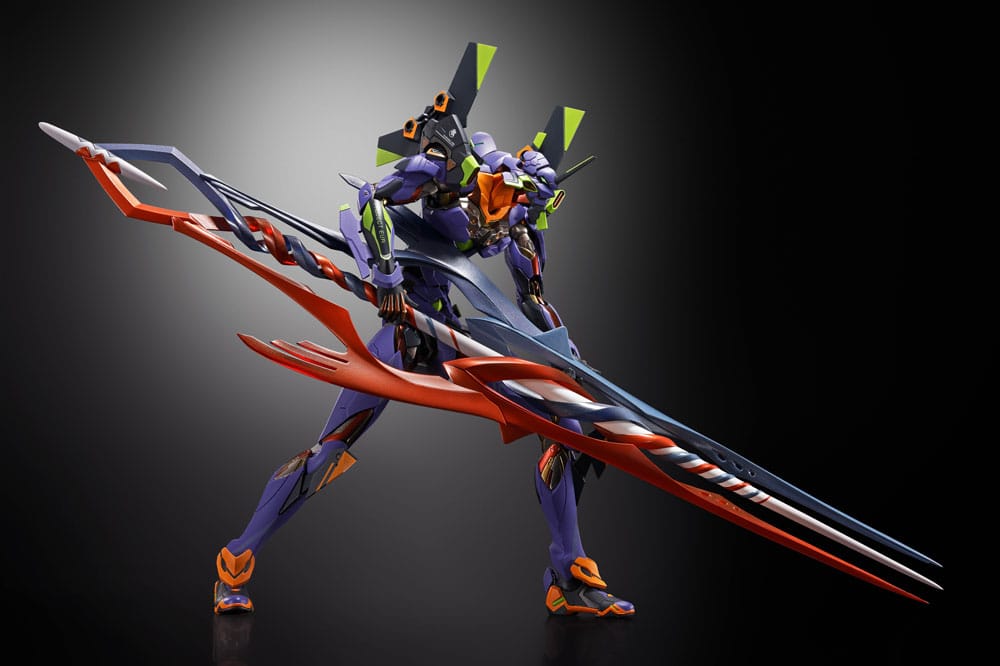 Neon Genesis Evangelion Metal Build Action Figure Eva Test Type-01 30th with the Spear of Gaius 22 cm - Damaged packaging