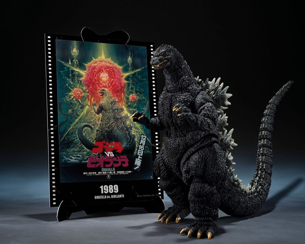 Godzilla (1989) S.H. Monster Arts Action Figure Godzilla vs. Biollante Movie Graphic Plus 16 cm
