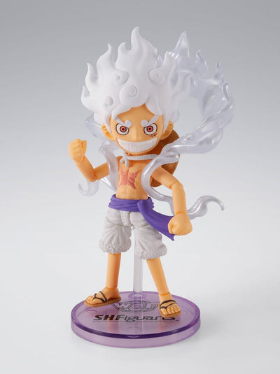 One Piece World Collactable Figures x S.H. Figuarts Action Figure Monkey D. Luffy Gear 5 8 cm