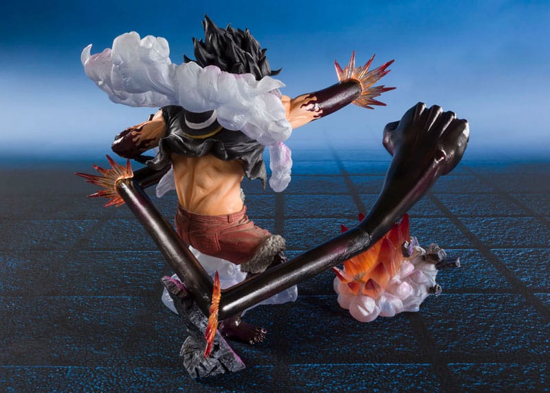 One Piece Figuarts ZERO Extra Battle PVC Statue Monkey D. Luffy Gear 4 Snake Man King Cobra 21 cm