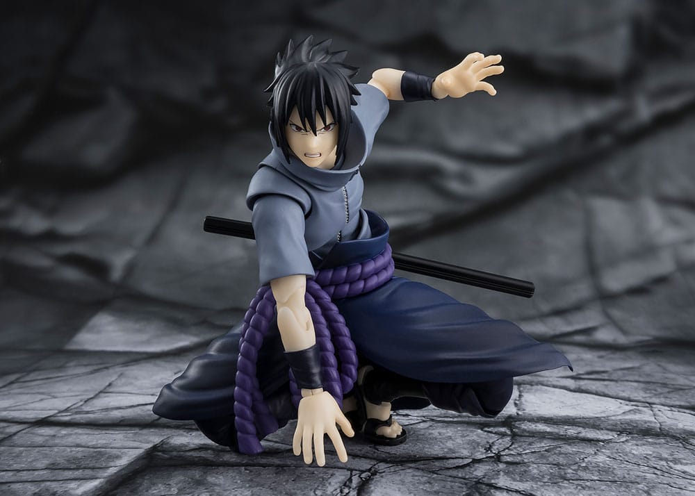 Naruto S.H.Figuarts Action Figure Sasuke Uchiha Solitary Shinobi 15 cm