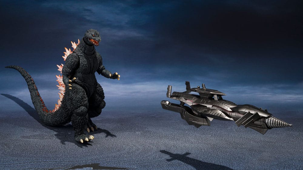 Godzilla: Final Wars S.H.MonsterArts Action Figure Godzilla Heat Ray Ver. vs. New Gotengo 16 cm