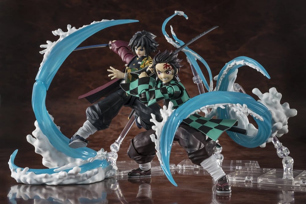 Demon Slayer: Kimetsu no Yaiba S.H. Figuarts Accessory Set Tanjiro Kamado & Giyu Tomioka Water Breathing Option Parts Set