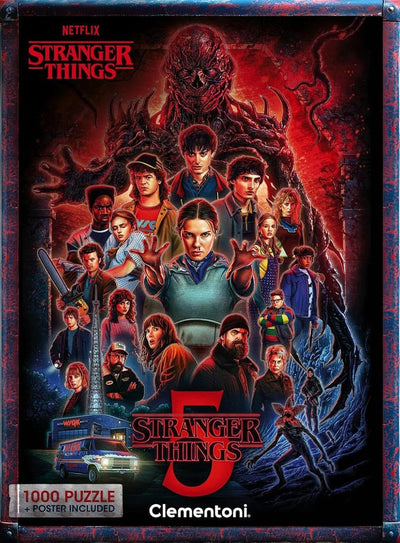 Stranger Things Jigsaw Puzzle Season 5 (1000 pieces)