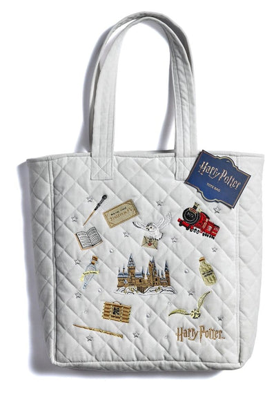 Harry Potter Tote Bag Embroidered Icons Velvet