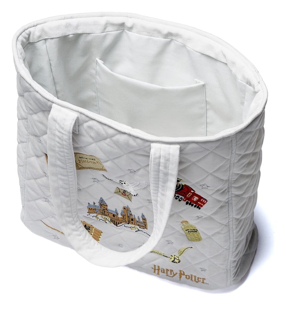 Harry Potter Tote Bag Embroidered Icons Velvet
