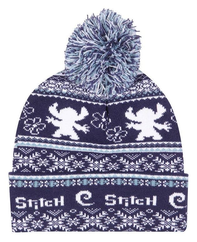 Lilo & Stitch Pom-Pom Beanie Fair Isle
