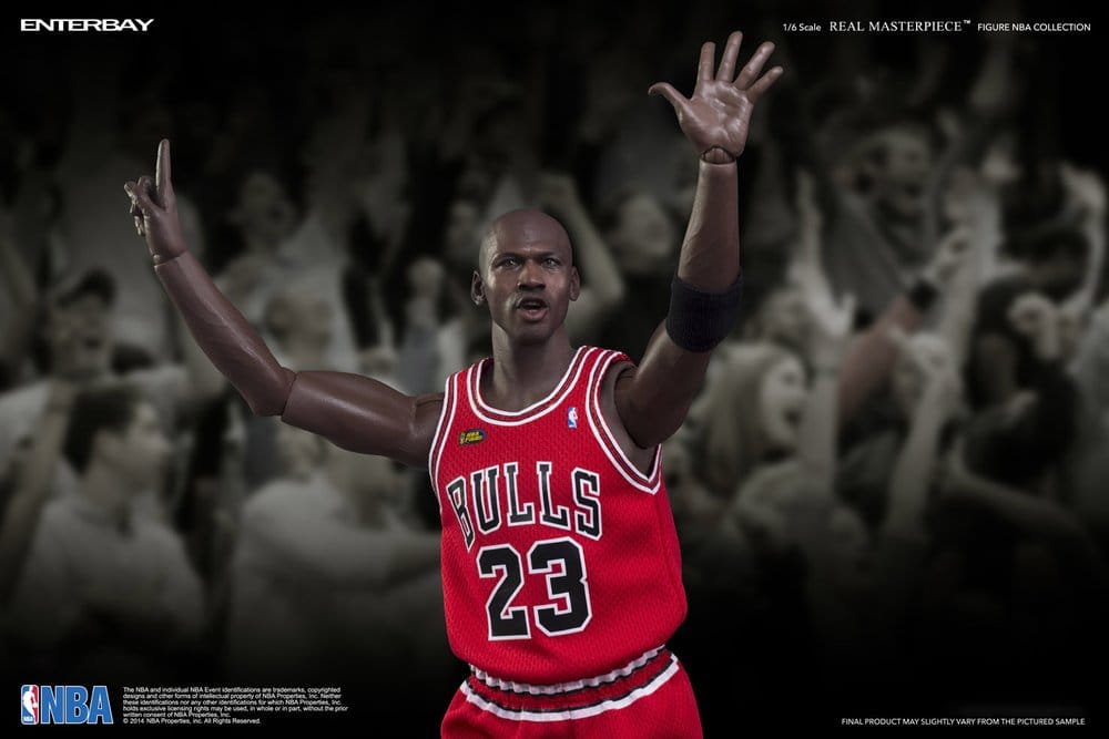 NBA Collection Real Masterpiece Actionfigur 1/6 Michael Jordan Series 2 (Road Jersey Edition) 33 cm
