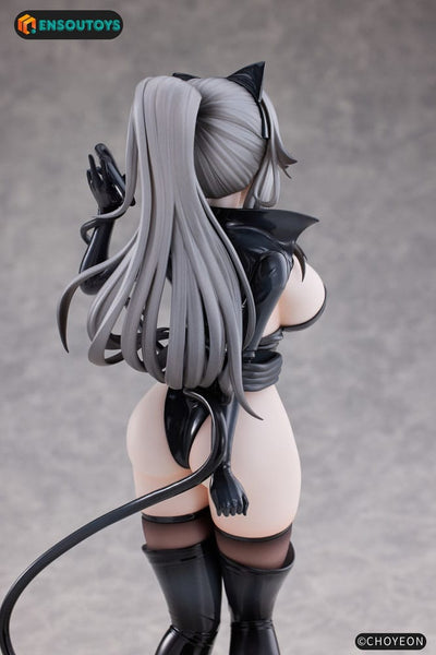 K Pring Original Character Statue 1/6 Cat Woman Happy-chan Different Color Edition 27 cm
