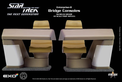 Star Trek: The Next Generation Replica 1/6 Enterprise-D Bridge Consoles Set