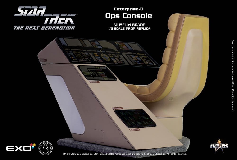 Star Trek: The Next Generation Replica 1/6 Enterprise-D Bridge OPS Console