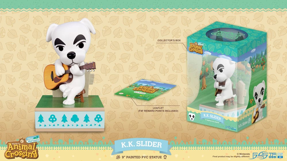 Animal Crossing: New Horizons PVC Statue KK Slider 22 cm
