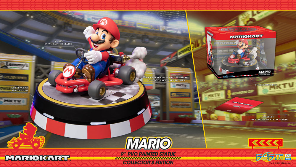 Mario Kart PVC Statue Mario Collector's Edition 22 cm