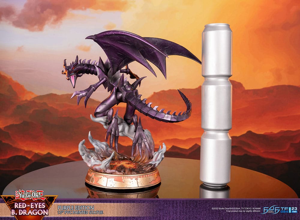 Yu-Gi-Oh! PVC Statue Red-Eyes B. Dragon Purple Colour 33 cm