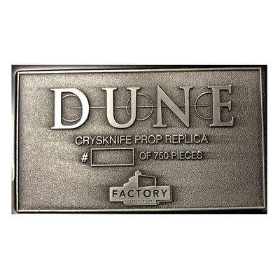 Dune 1984 Replica 1/1 Crysknife Limited Edition 25 cm