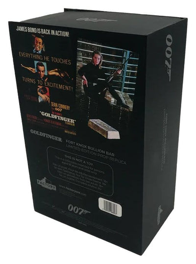James Bond Prop Replica 1/1 Goldfinger Fort Knox Bullion Bar 25 cm Limited Edition