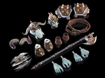 Mythic Legions: Ashes of Agbendor Actionfigur Frost Ogre Ogre Scale - Damaged packaging