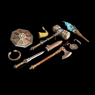 Mythic Legions: Rising Sons Action Figure Accessories Dwarf Weapons