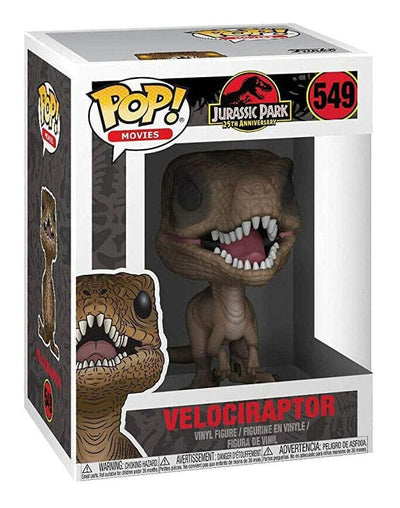 Jurassic Park POP! Movies Vinyl Figure Velociraptor 9 cm
