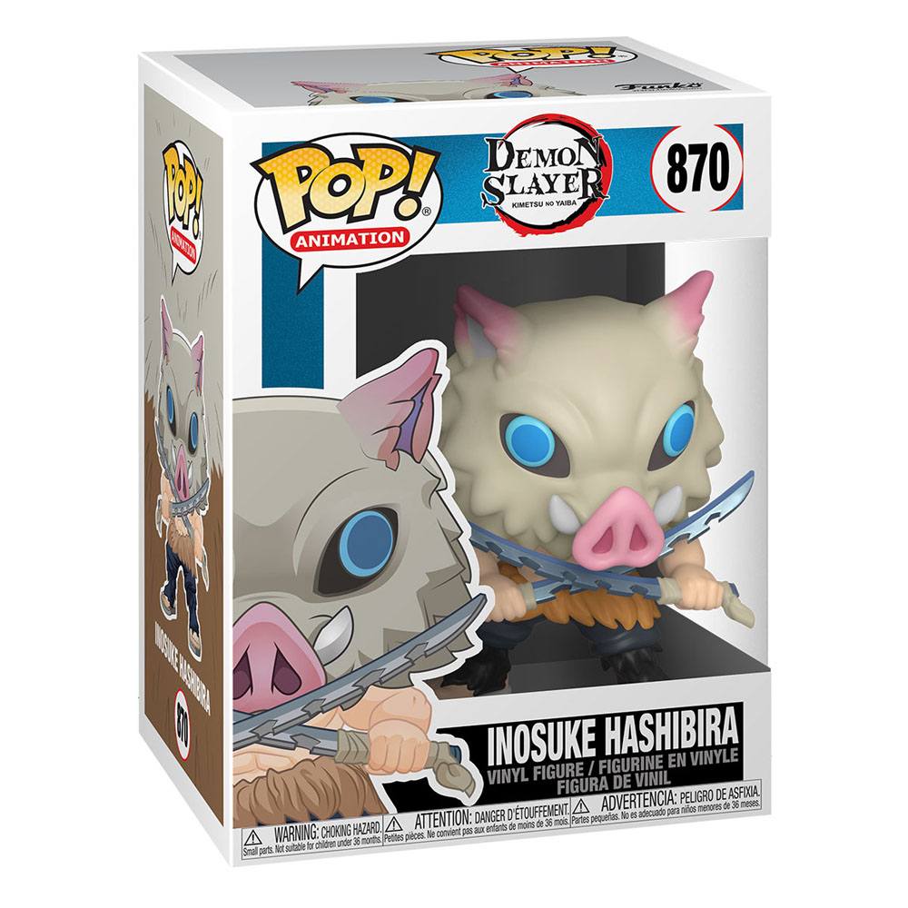 Demon Slayer POP! Animation Vinyl Figure Inosuke Hashibira 9 cm - Damaged packaging