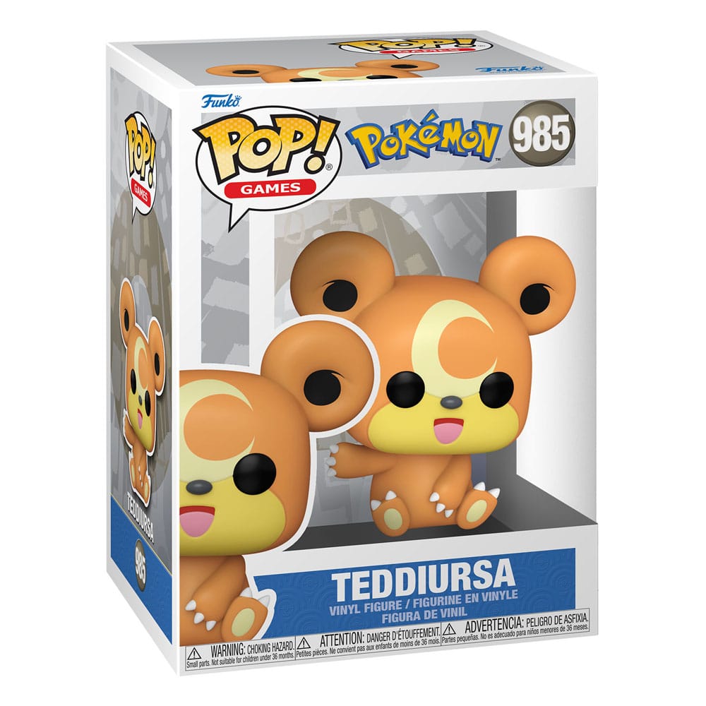 Pokémon POP! Games Vinyl Figure Teddiursa(EMEA) 9 cm