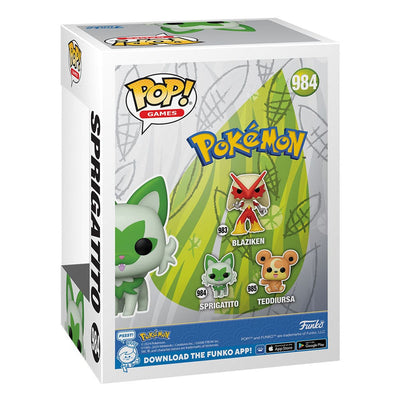 Pokémon POP! Games Vinyl Figure Sprigatito(EMEA) 9 cm