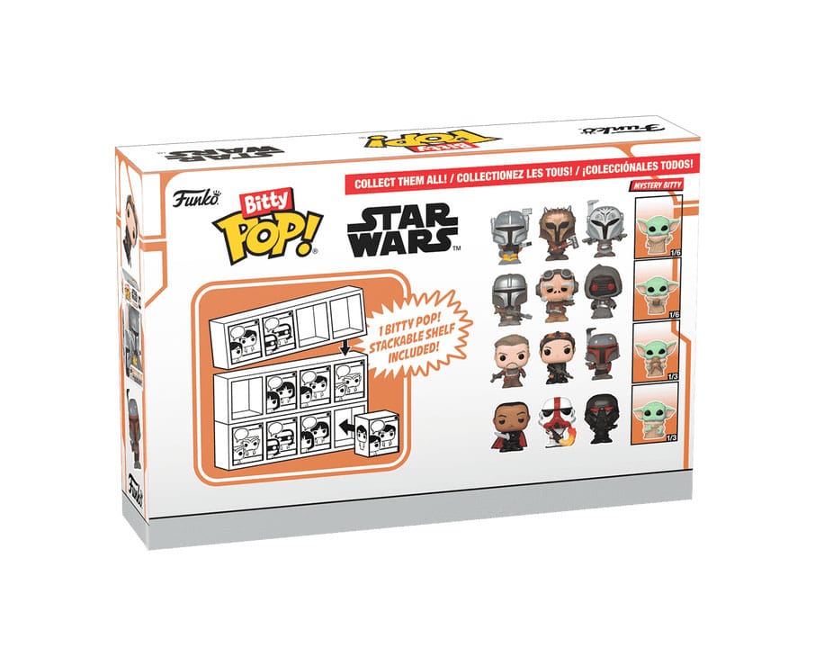 Star Wars: Mandalorian Bitty POP! Vinyl Figure 4-Pack Marshal 2,5 cm